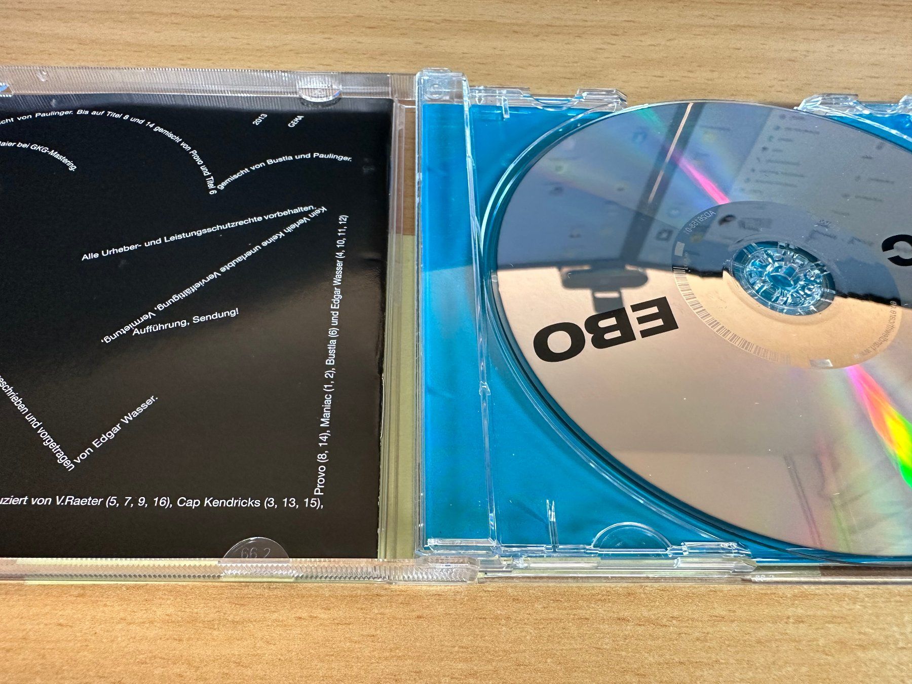 CD: Fatoni & Edgar Wasser – Nocebo – Usato da Rikon im Tösstal venduto da Alpenmutz 2