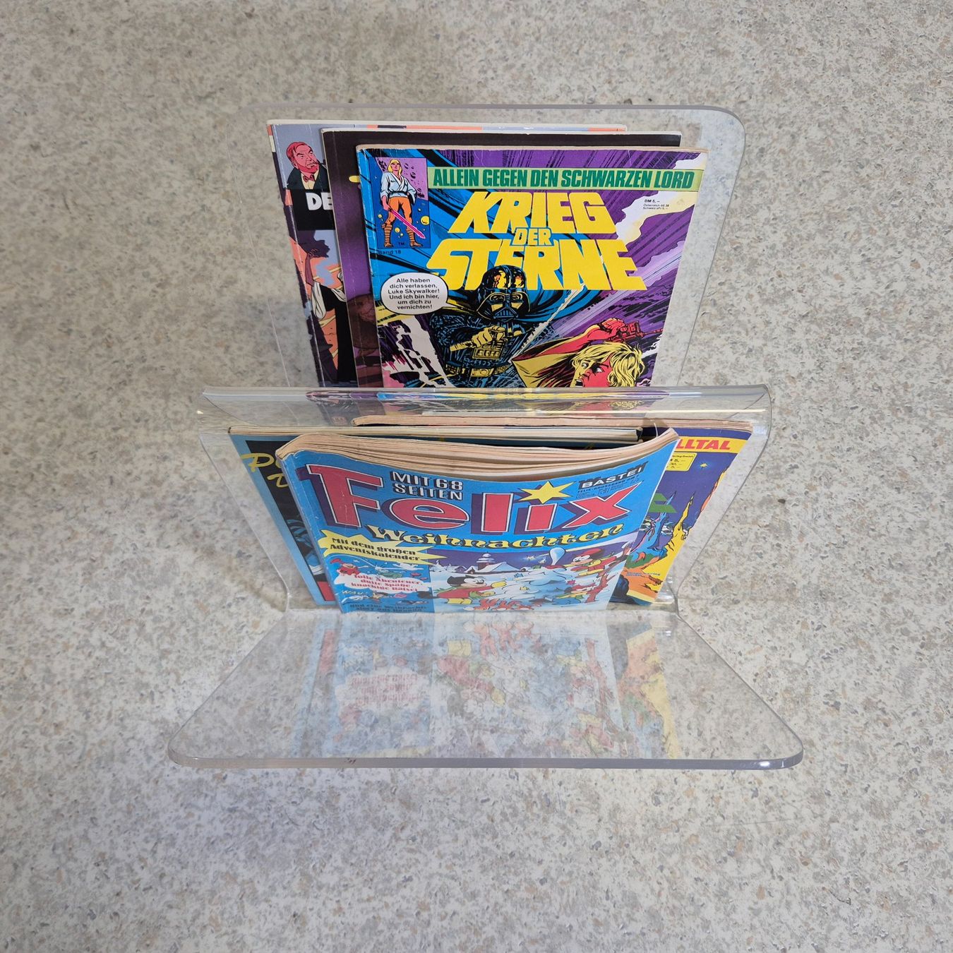Sonstiges für Haushalt & Wohnen: Acryl Magazin Rack, Zeitungsständer Plexiglas – Gebraucht aus Nottwil von Wondewa-Shop 2