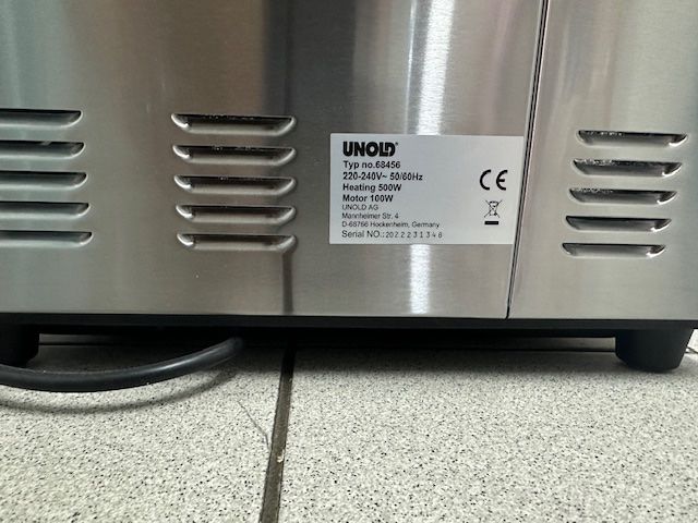 Küchengeräte: Brotbackautomat  UNOLD – Gebraucht aus Thalwil von makana01 4
