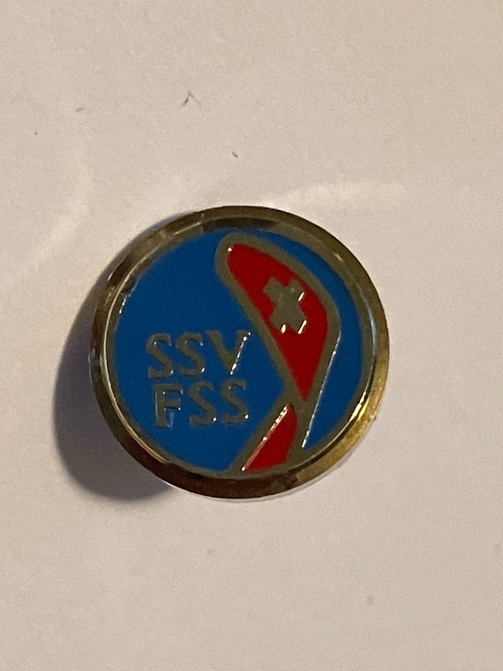 Placchette & Badge: 1 Pin SSV Schweizer Ski Verband – Usato da Basel venduto da djwwpp