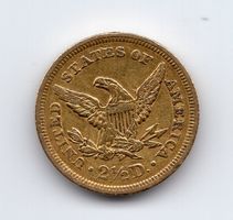 (2031) USA, 2½ Dollars, 1843, top, vz/stgl