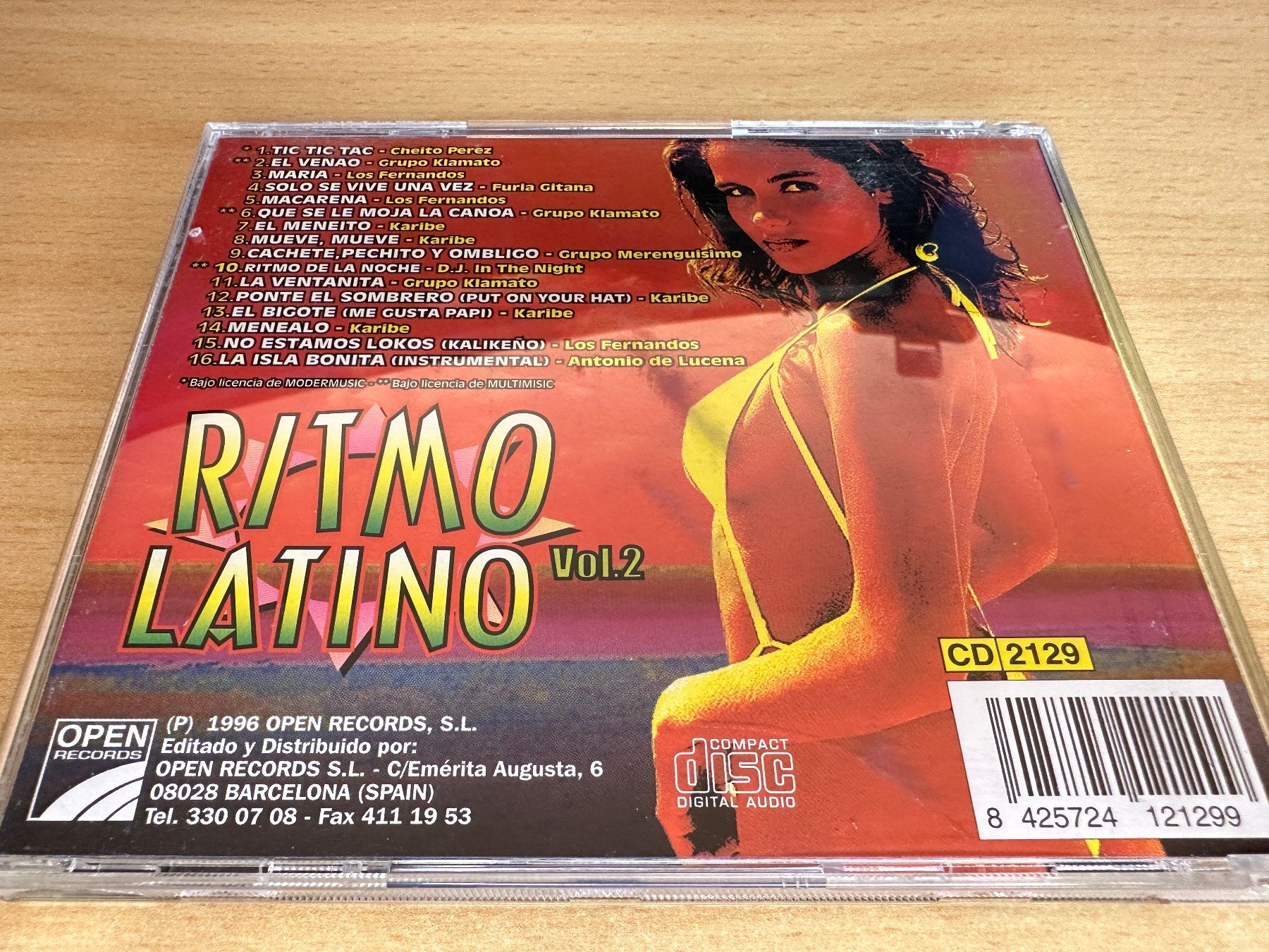 CD: Various - Ritmo Latino Vol. 2 – Usato da Rikon im Tösstal venduto da Alpenmutz 1