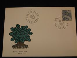 Werbemarken Europa FDC 1967 Nr. 448 "Zahnräder"