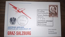 Swissair Graz - Salzburg 02.09.1971