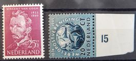 Niederlande Kat. 545 & 640 ** 1949/54
