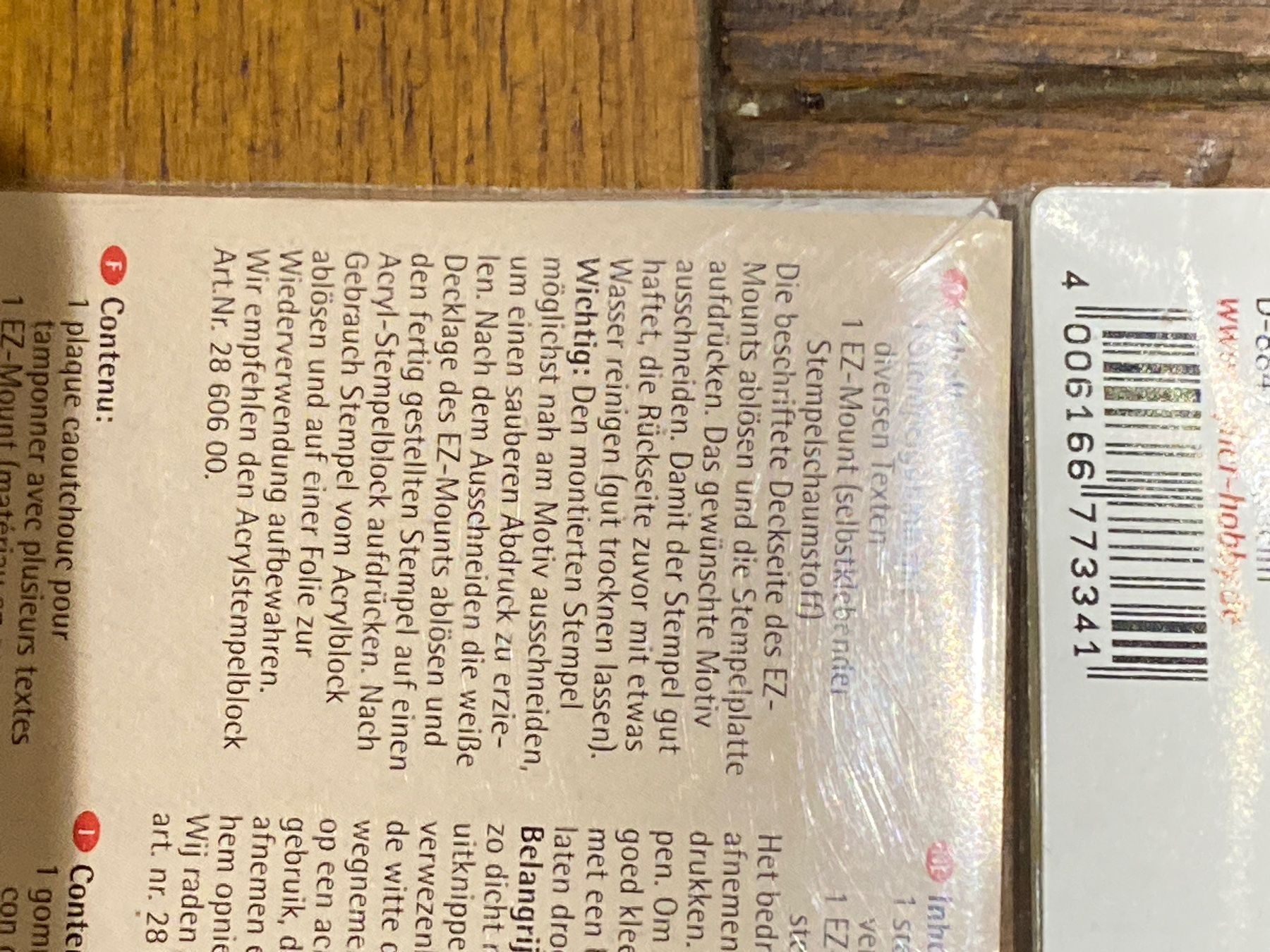 Timbri: tampon stempel – Nuovo e nell'imballaggio originale da Lajoux JU venduto da Briard0 2