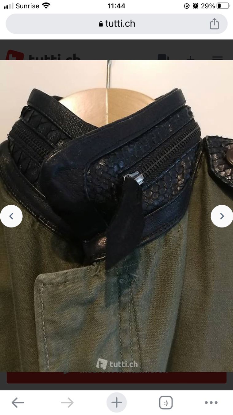 Dsquared2 Giacche: Python Jacke von Antonio Barragan / Gr. M / M65 Army – Usato da Zürich venduto da AryaLia 2