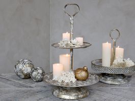 Chic Antique Etagere "Vire" mit Muster
