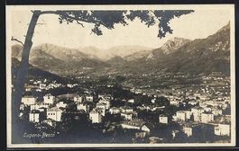 AK Lugano-Besso, Panorama, 1927