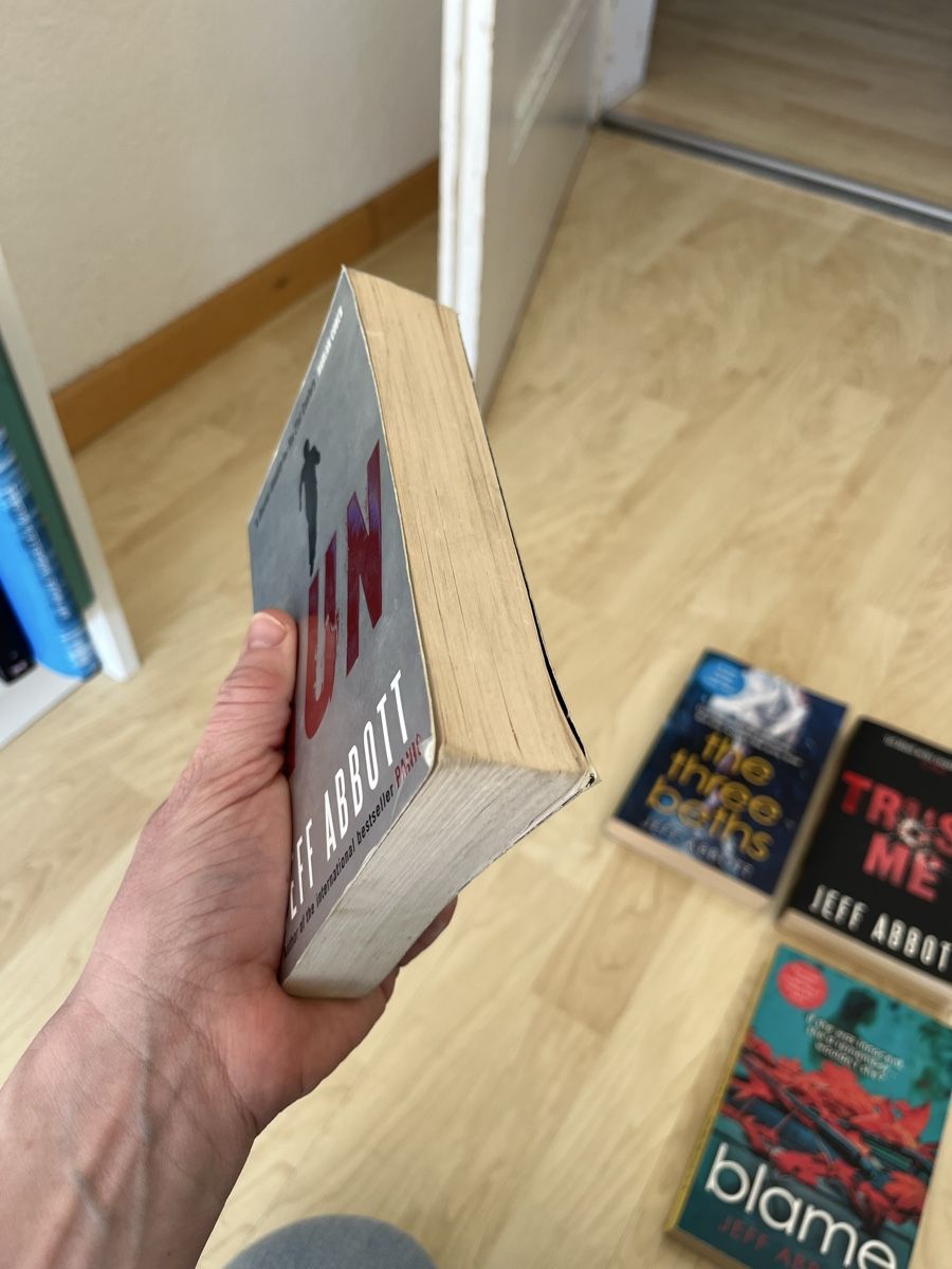 Libri: 4 Jeff Abbott books (english) – Usato da Bern venduto da piweli 2