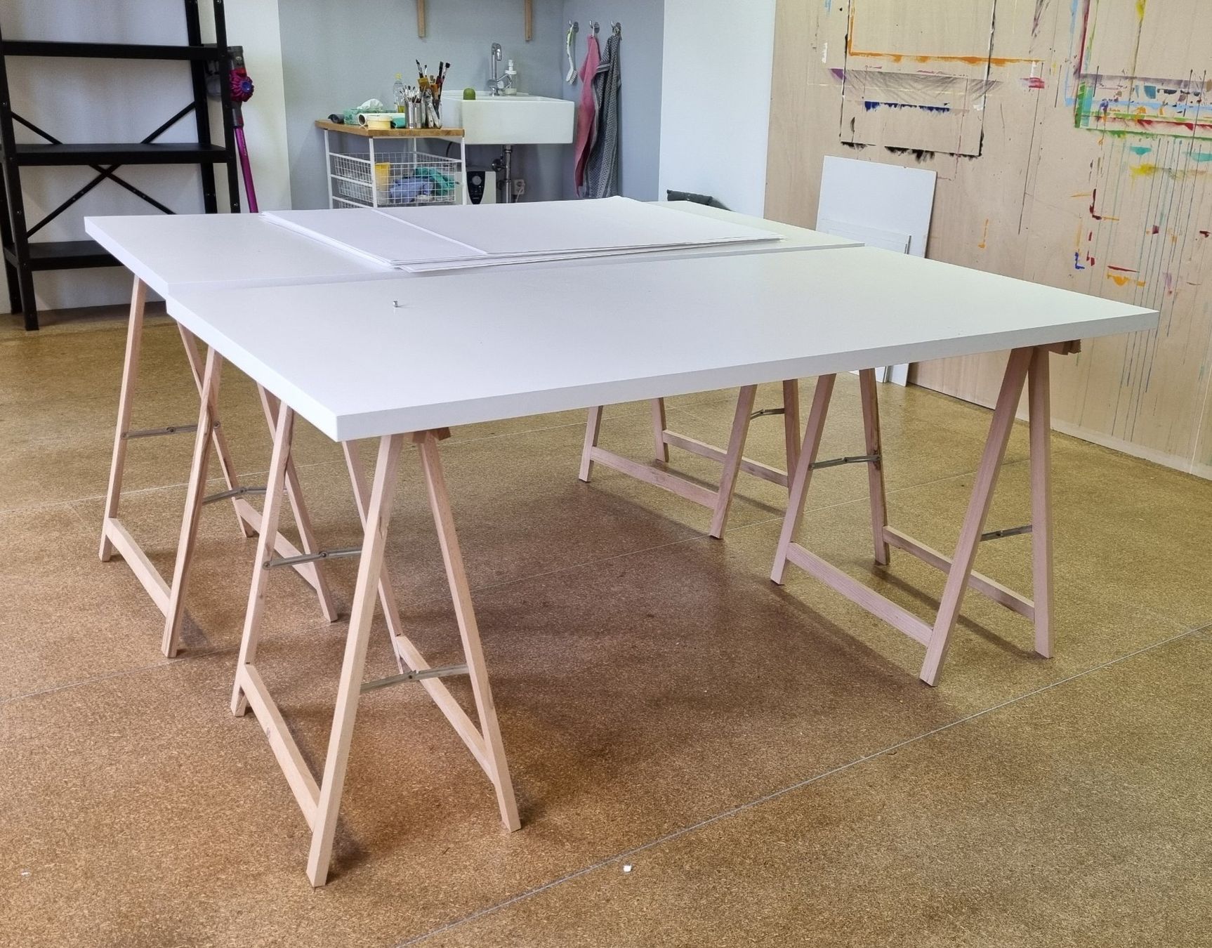 Ikea Tavoli: Tischplatte mit Untergestell - 1 von 2 – Usato da Murg venduto da BocaChica1953 1