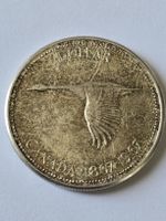 Kanada Dollar 1967 Canada Goose Silber 23.3GrPatina