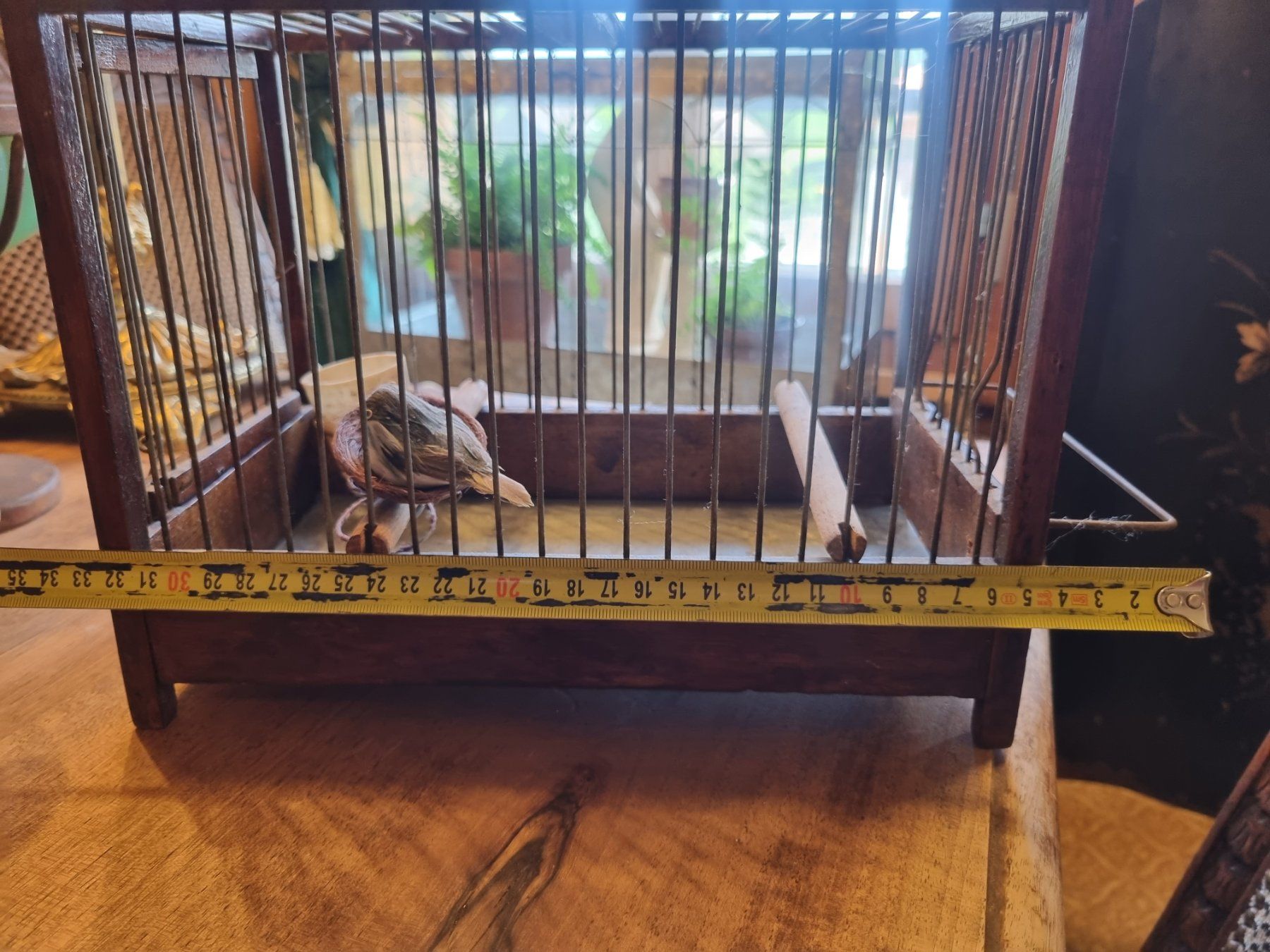 Vogelhäuser: Antiker Deko Vogelkäfig mit Vogel – Gebraucht aus Scharnachtal von devin03 6