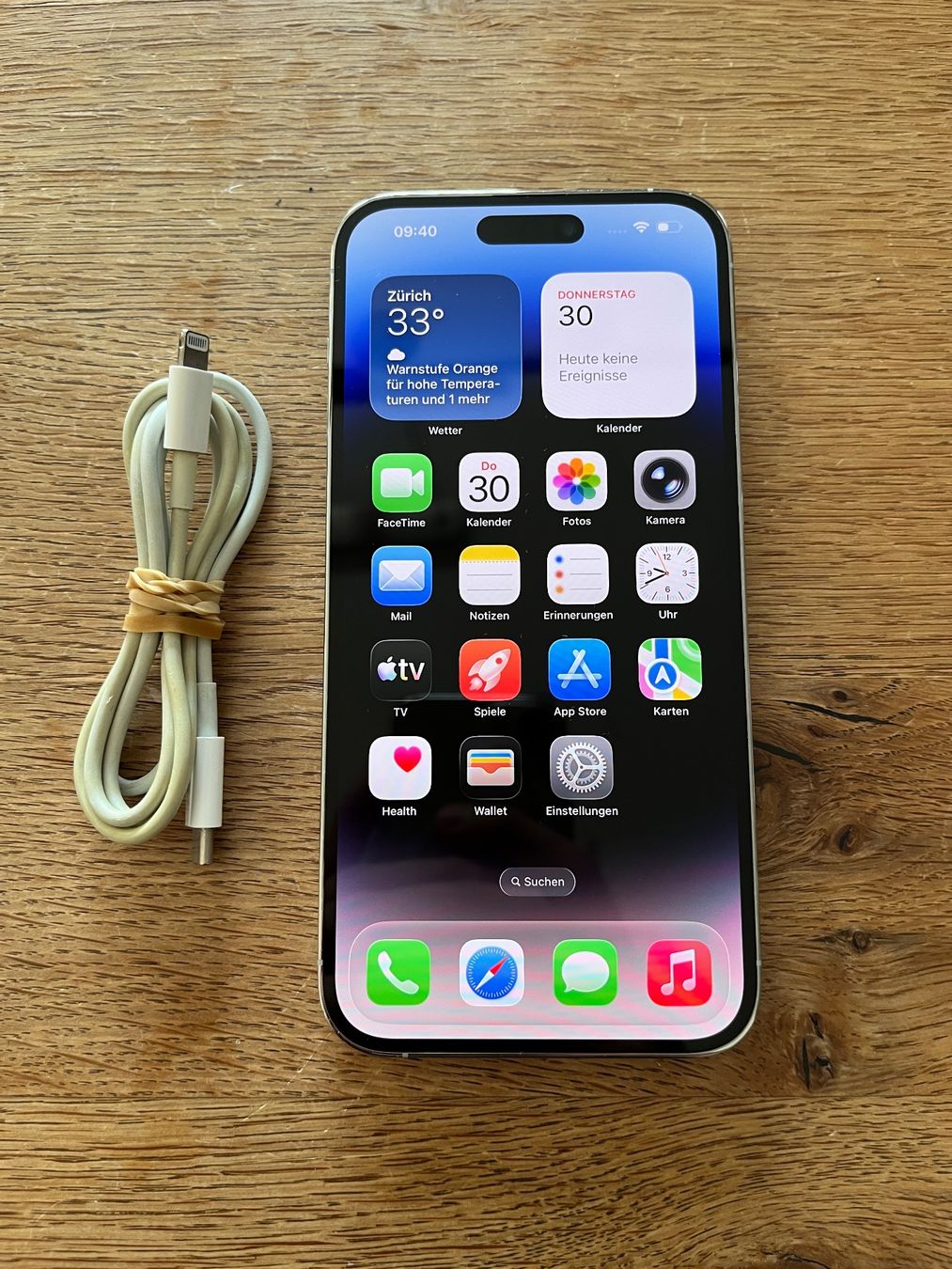 Apple Handys / Smartphones: iPhone 14 Pro Max 128GB Weiss – Gebraucht aus Dübendorf von svma 1