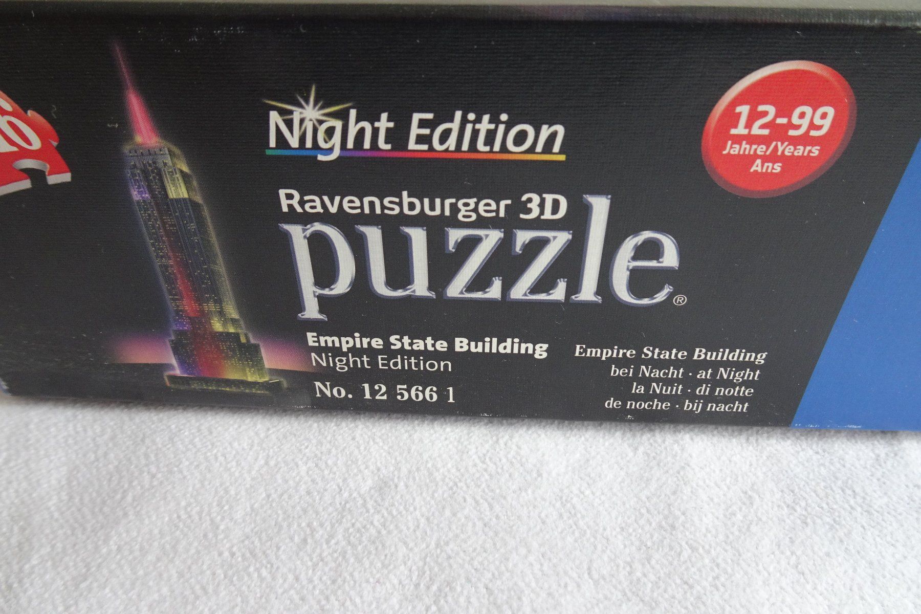 Ravensburger Puzzle: 3D Puzzle 216 Teile Empire State Building mit Licht – Usato da Strengelbach venduto da schmetterling20 1