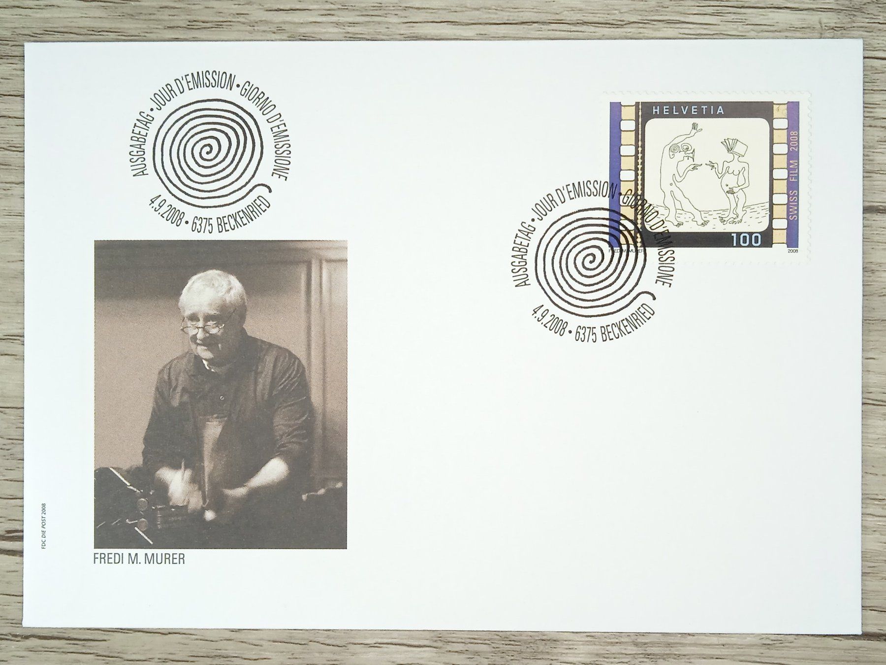 Tutti i francobolli: TR15 Enveloppe + Timbre Suisse 2008 – Usato da Cousset venduto da Patrick_Collections