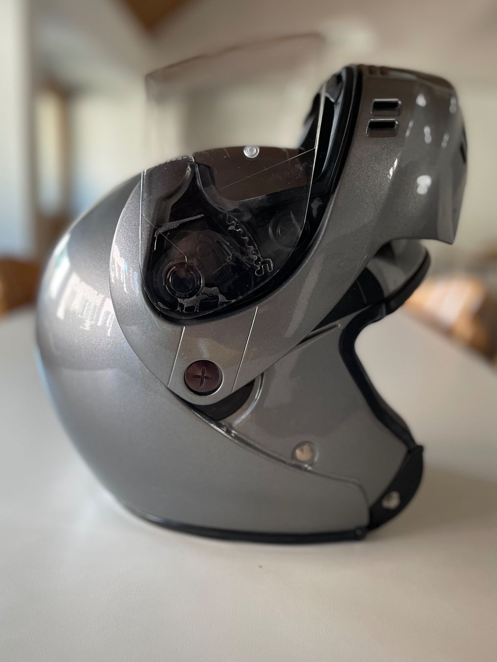 Caschi & visiere: Motorrad Klapphelm Shoei – Usato da Bülach venduto da allafaccia 3