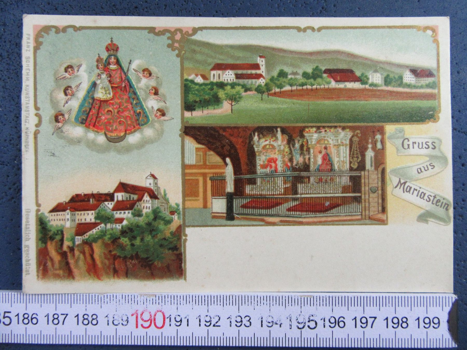 Cartoline postali: GRUSS AUS MARIASTEIN SO AK 1908 – Usato da Ettingen venduto da Hausi4711