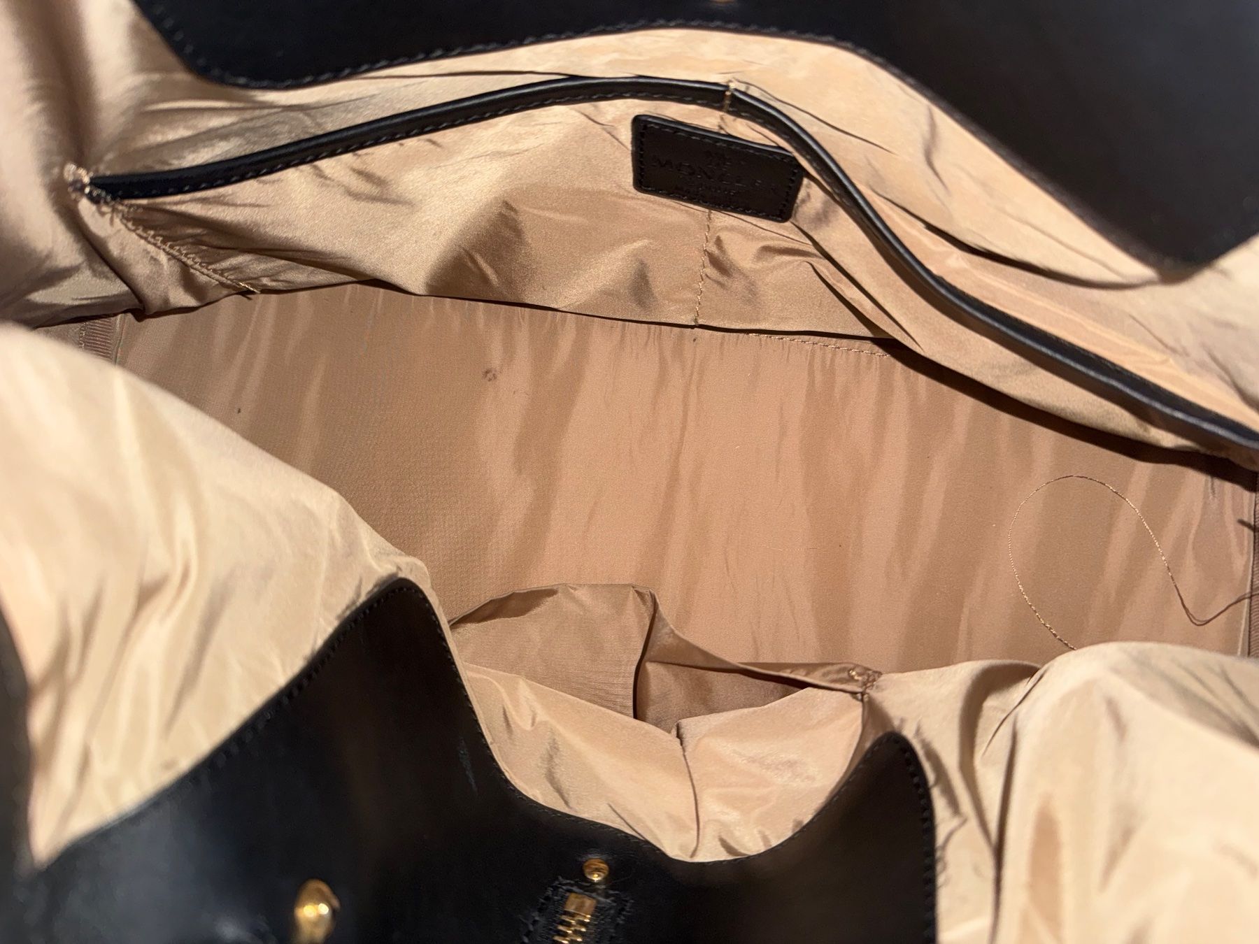 Moncler Borse da donna: Sac cuir Moncler noir – Usato da Gimel venduto da fan_8tvc 4