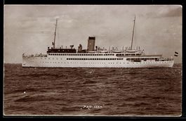 Foto-AK Max Dreblow, Stettin: Dampfer Pr
