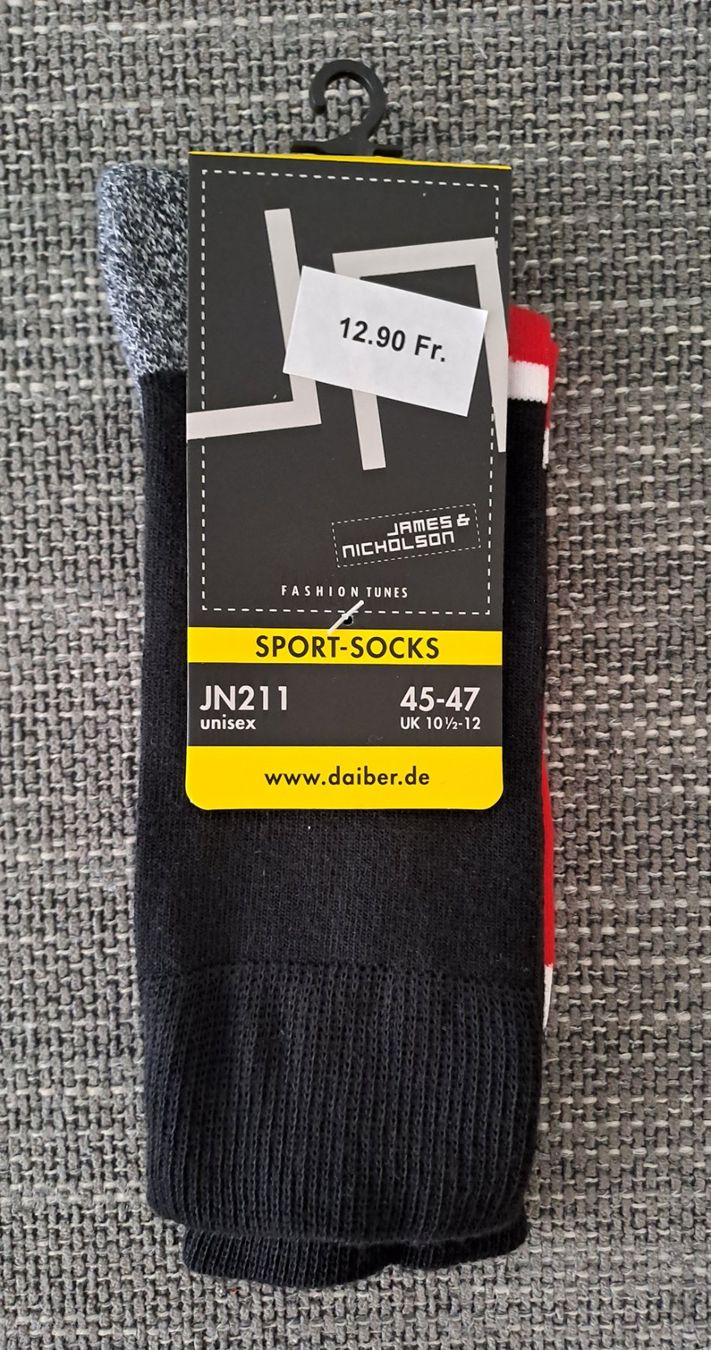 Socken: Sportsocken Gr. 45-47 – Neu und originalverpackt aus Feuerthalen von kigo87 1