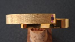 Armreif von LDADPR Goldfarbig mit Strass-Steinchen