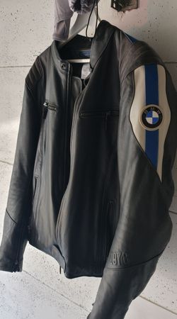 Blouson cuir BMW 1978 noir taille L occasion
