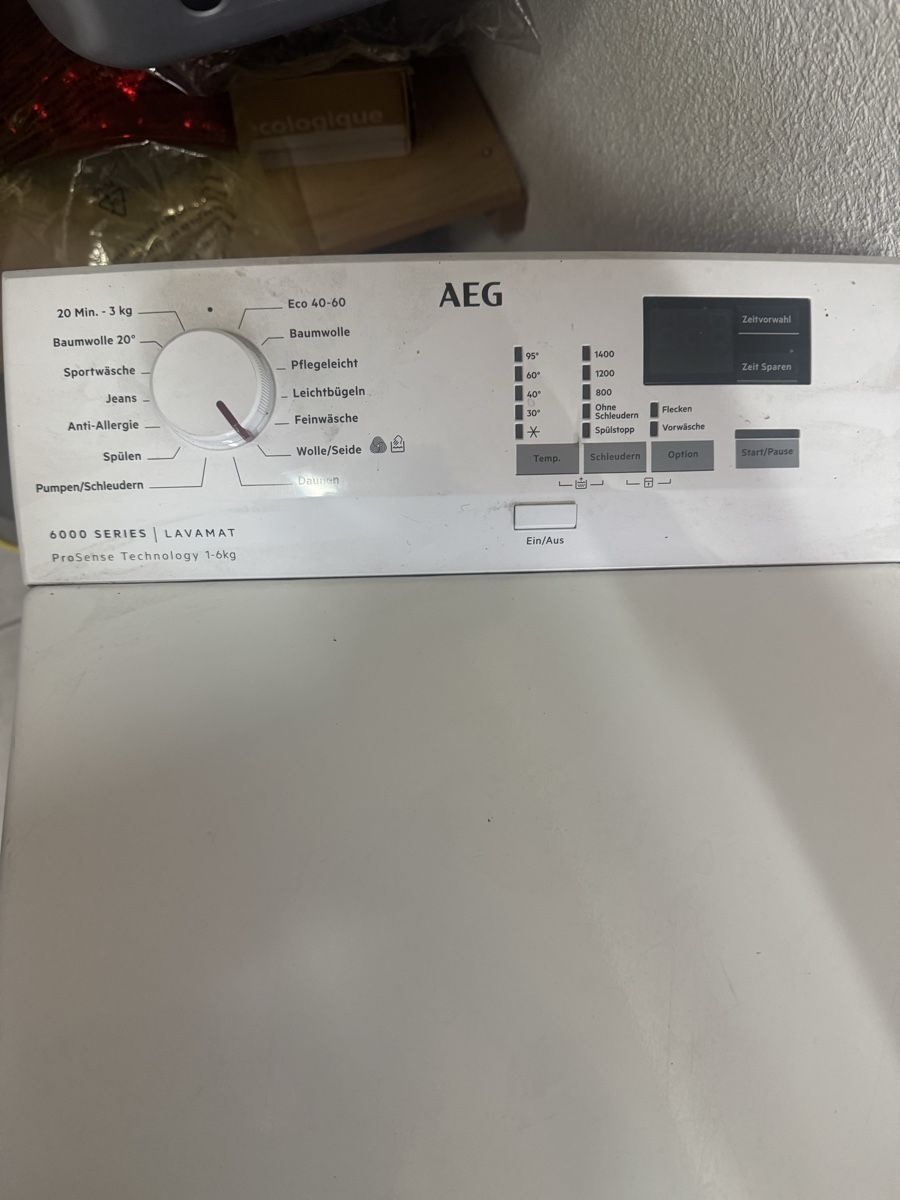 AEG Waschmaschinen: AEG Toplader Serie 6000 – Gebraucht aus Flawil von Peer1974 1
