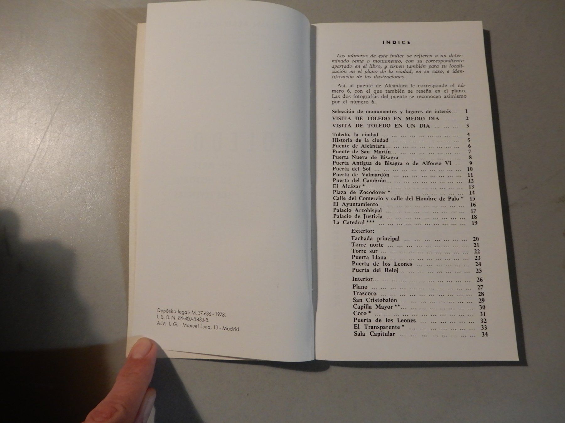 Bücher: Toledo Reiseführer Spanisch 1985 Stadtführer – Gebraucht aus Erstfeld von Mario_boe0 2