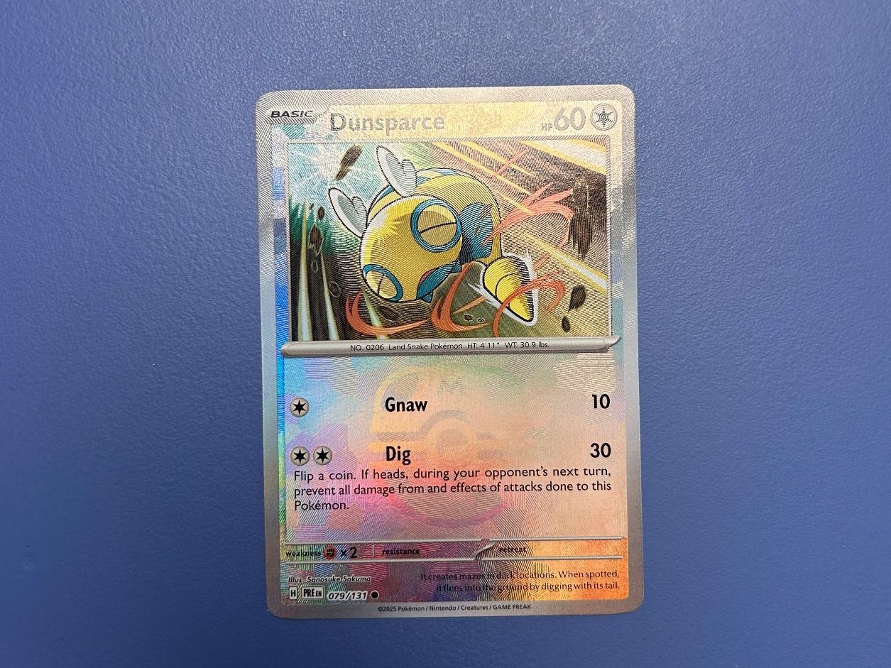 Pokémon Carte collezionabili: Dunsparce [Masterball] 079/131 Prismatic Evolution EN – Usato da Schlieren venduto da happymerchant64