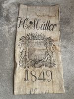 Antiker Getreidesack Kornsack Mehlsack Müller Bern 1849 