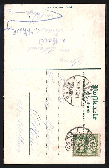 Cartes postales: AK Basel, Münster, 1907 – D'occasion à Berlin par bartko-reher 1
