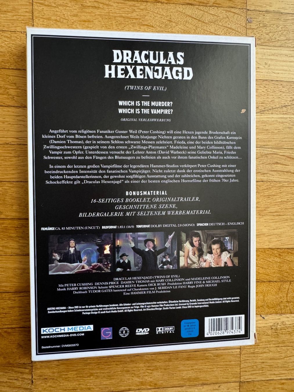 Tutti i DVDs: DRACULAS HEXENJAGD (DVD) HAMMER FILMS – Usato da Basel venduto da san_2qlq 1