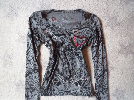 total spezielles DESIGUAL Damen Shirt Gr S
