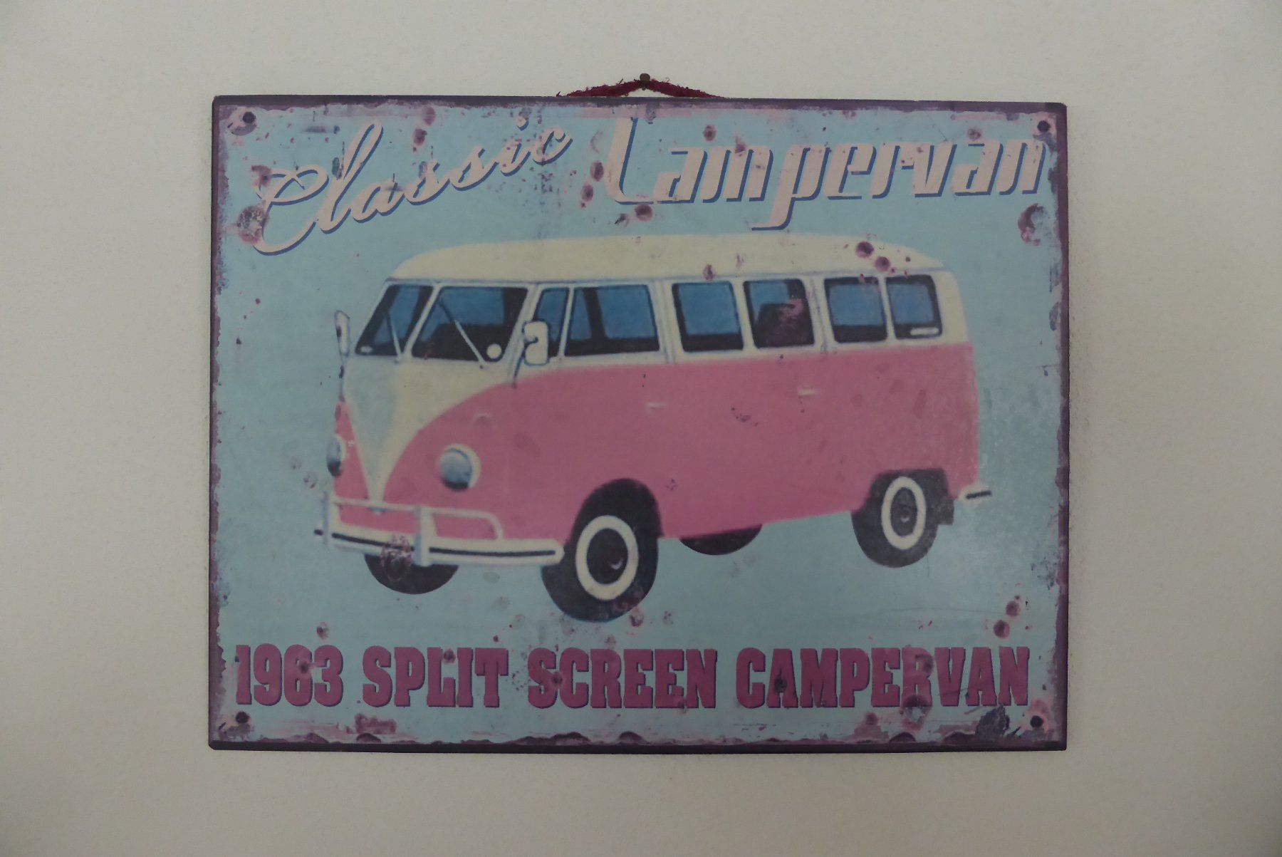 Volkswagen Schilder: Blechschild - VW Bulli - Camperbus – Gebraucht aus Brunnadern von vapiano