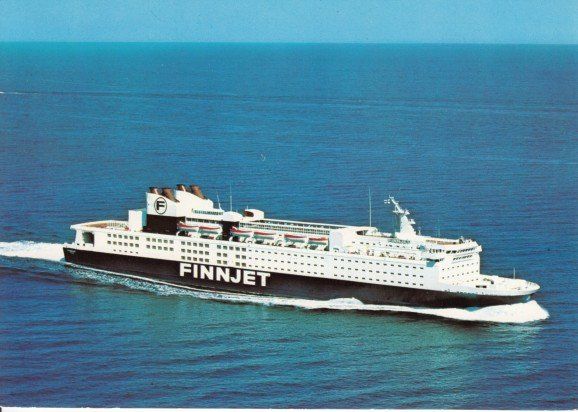 Cartoline postali: Finnjet – Usato da Zuerich venduto da OceanLinerPostcards