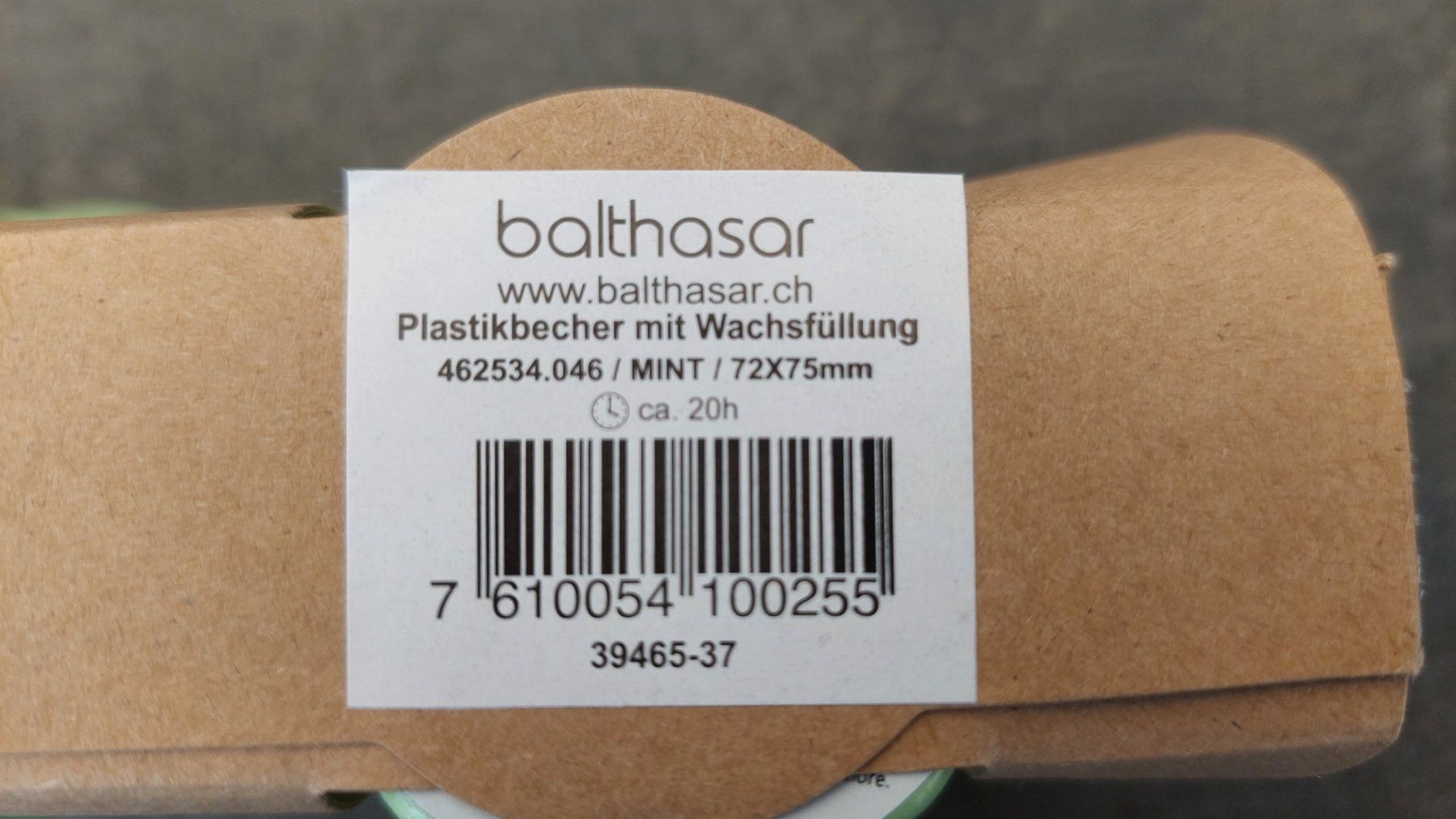 Kerzen: Balthasar Kerzen im Becher Mint • 4er Pack • NEU! – Neu und originalverpackt aus Schongau von lanobe 6
