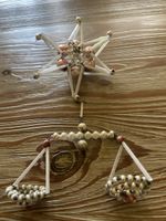 2 antiker Gablonzer-Weihnachtsschmuck