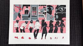 Limitierte Serigrafie von P. Marthaler, handsigniert! Top!
