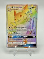 Pokémon Raichu GX 75/73 Rainbow Rare | Schimmernde Legenden