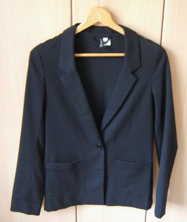 H & M DAMENBLAZER - SCHWARZ GR. 34