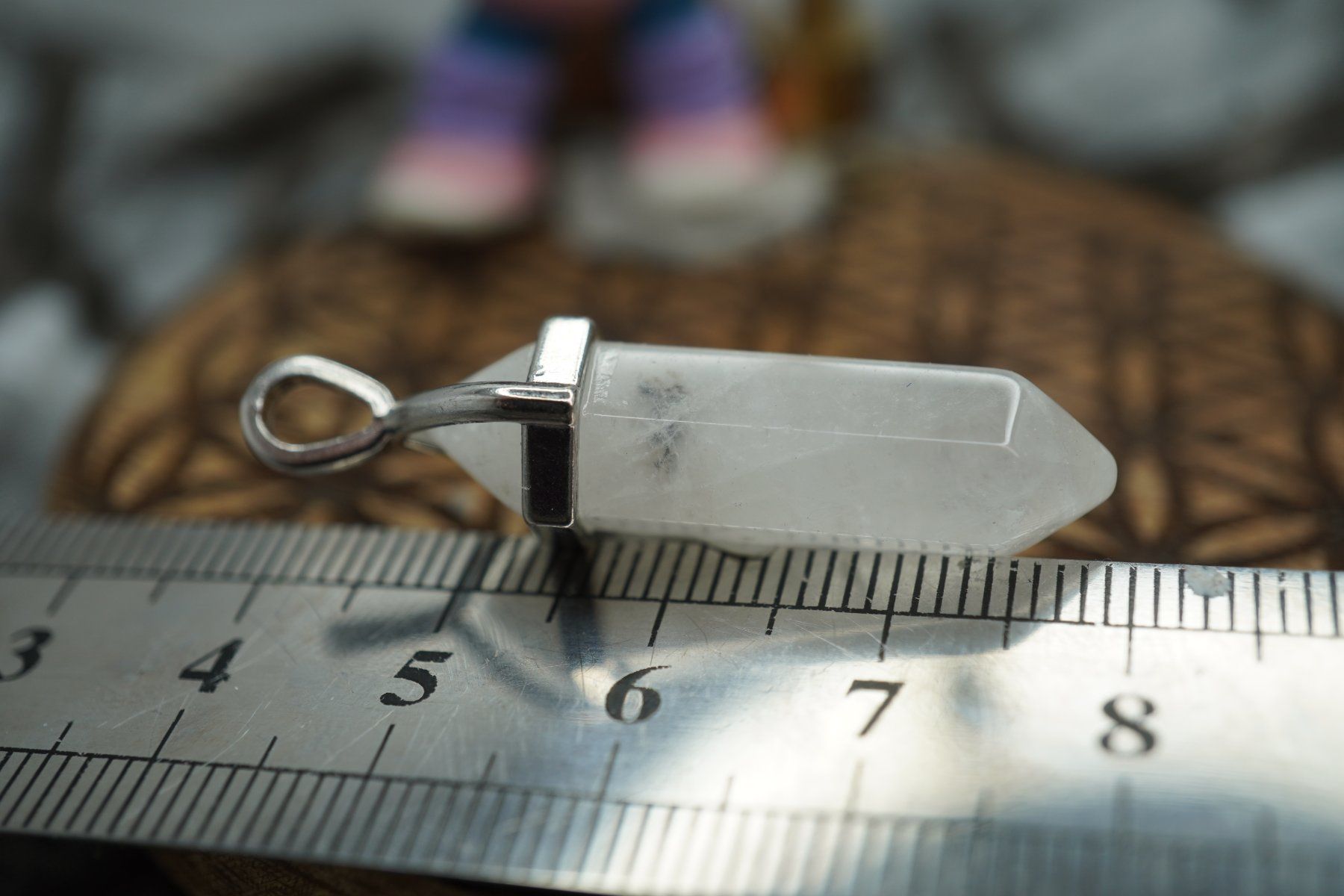 Anhänger: Bergkristall  Doppelender Anhänger     Ab 1.- – Neu und originalverpackt aus Eschenbach SG von topstone