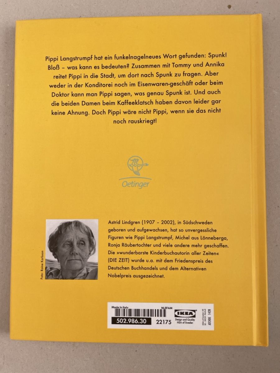 Libri: Pippi findet einen Spunk von Astrid Lindgren Kinderbuch – Usato da Vordemwald venduto da Youko 1