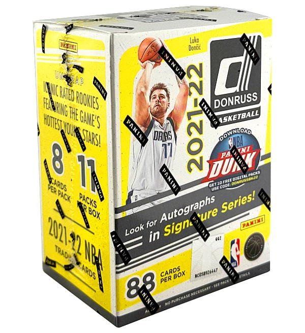 Panini Sammelbilder & Trading cards: Panini NBA Donruss Blaster Box 2021 / 2022 – Neu und originalverpackt aus Uezwil von -Retrogames-