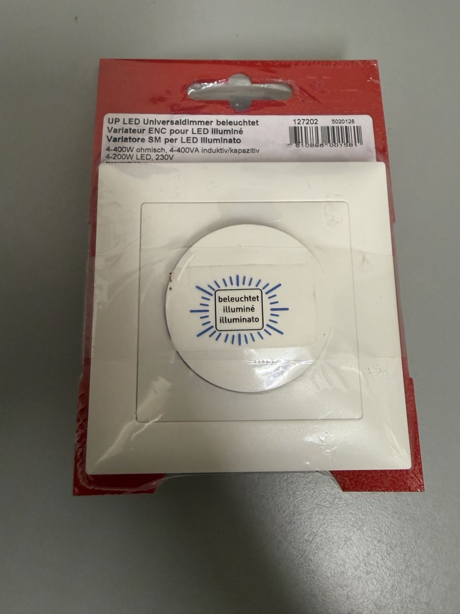Feller Interruttori: Led drehdimmer feller – Nuovo e nell'imballaggio originale da Zürich venduto da papaplatte