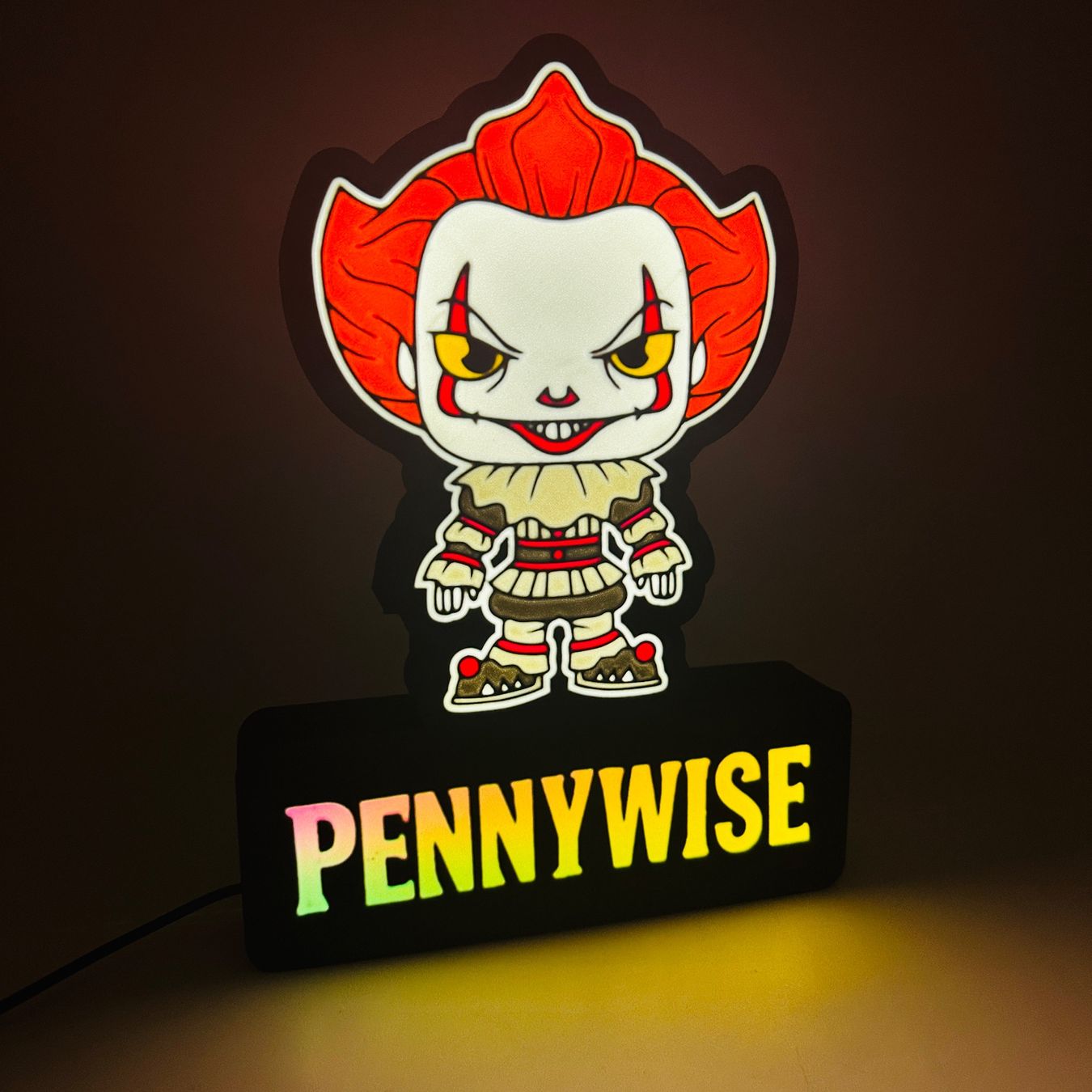 Lampade: Lightbox lampe led PENNYWISE RGB – Nuovo (secondo la descrizione) da Vicques venduto da PAMB3D 2