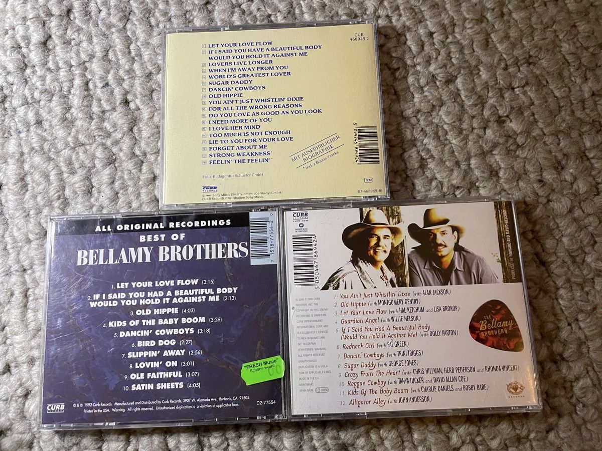 CD: 3x Bellamy Brothers  – Usato da Reinach AG venduto da trigger7811 2
