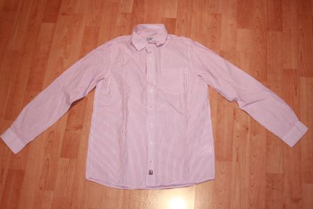 weissrot gestreiftes Langarm Hemd 164 Cyrillus NEU