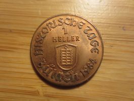Medaille Bülach 1974 /1 Heller