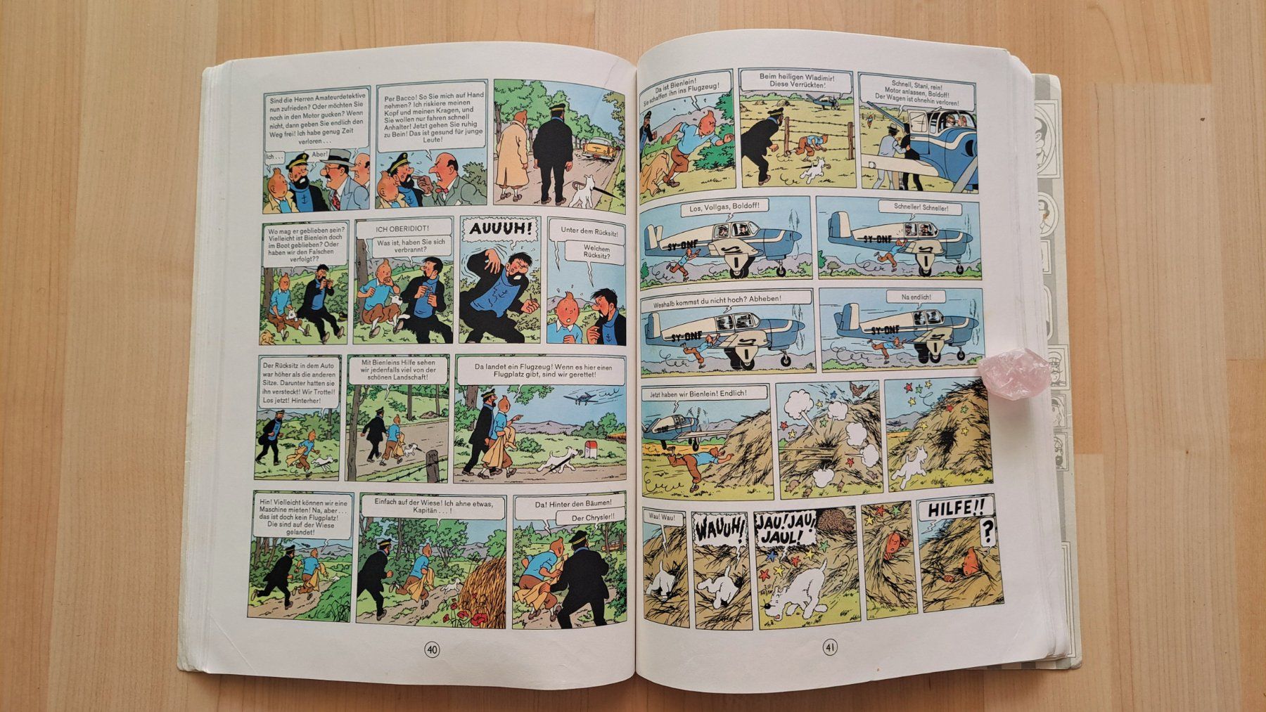 Comics: Tim und Struppi:  "Der Fall Bienlein" - 10.Auflage 1979 – Gebraucht aus Affoltern am Albis von saminou01 6